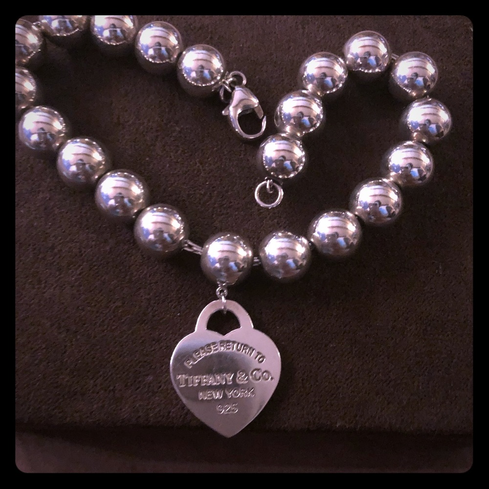 Authentic Tiffany&Co Heart Tag Silver Bracelet